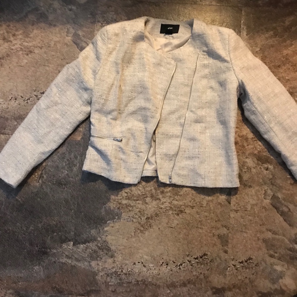 H&M Tweed Moto Jacket.